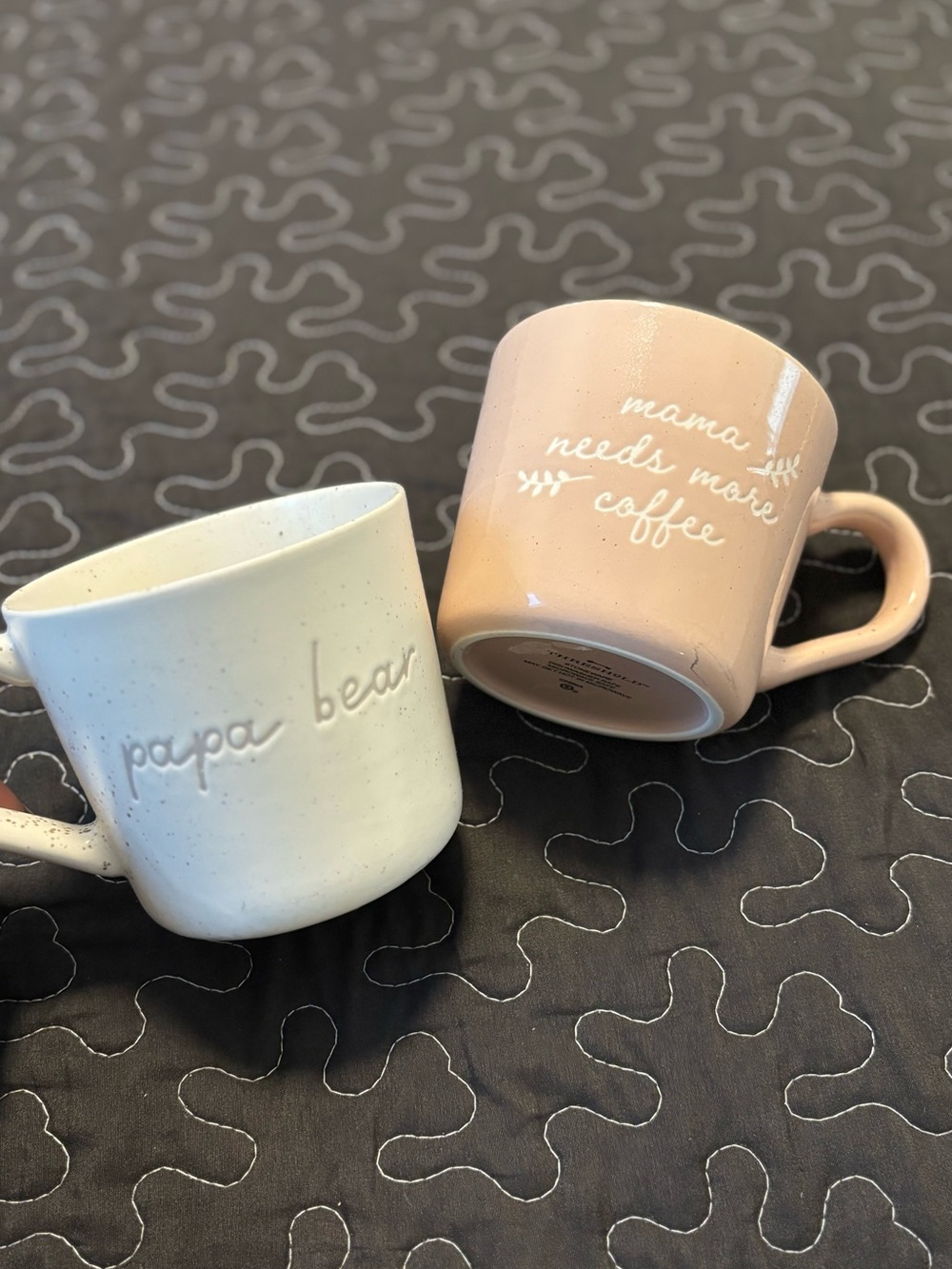 Threshold Mama Bear and Papa Bear Coffee Mugs Set
